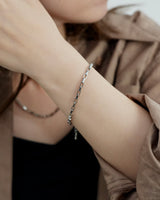 rectangular chain stainless bracelet(stainless steel)