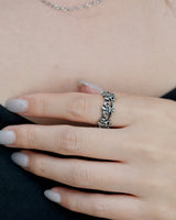 Gothic Cross Chain Ring(stainless steel)