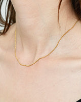 Twist Screw Chain Necklace(stainless steel)