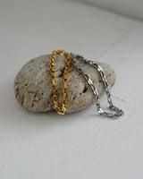 rectangular chain stainless bracelet(stainless steel)
