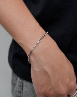 rectangular chain stainless bracelet(stainless steel)