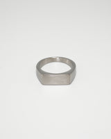 Matte Square Signet Ring(stainless steel)