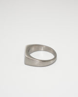 Matte Square Signet Ring(stainless steel)