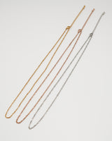 twinkle screw chain necklace(stainless steel)