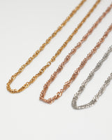 twinkle screw chain necklace(stainless steel)