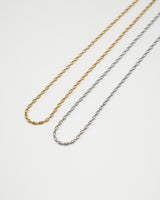 Oval Rice Chain Necklace(stainless steel)