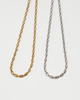 Oval Rice Chain Bracelet(stainless steel)