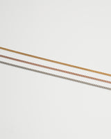 Twist Screw Chain Necklace(stainless steel)