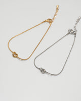 knot snake chain bracelet(stainless steel)