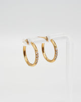 cubic zir mini hoop pierce(stainless steel)