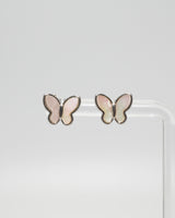 butterfly shell stud pierce(stainless steel)