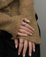 triple union stainless ring