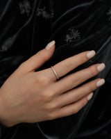 minimal cubic zir Ring(stainless steel)