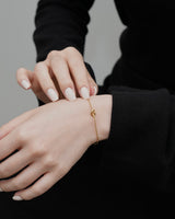 knot snake chain bracelet(stainless steel)