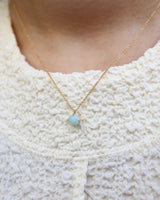 gemstone solitaire necklace