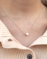 dainty pearl necklace
