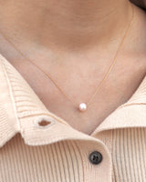 dainty pearl necklace