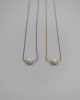 dainty pearl necklace