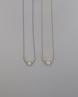 dainty pearl necklace