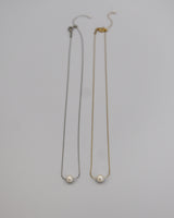 dainty pearl necklace