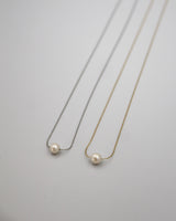 dainty pearl necklace