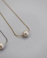 dainty pearl necklace