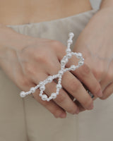 pearl ribbon ring