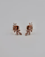 curve leaf pierce & earrings