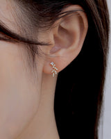 curve leaf pierce & earrings