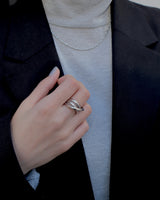 cross line ring