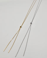 loop tie necklace