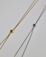 loop tie necklace