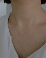 zir long arch necklace