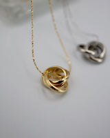 triple ring necklace