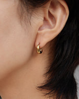 mini plump hoop pierce (stainless steel)