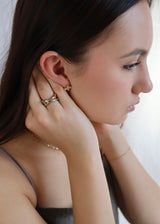 triple union stainless ring