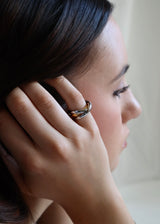 triple union stainless ring