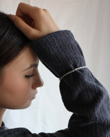 twisted rope stainless bracelet(stainless steel)