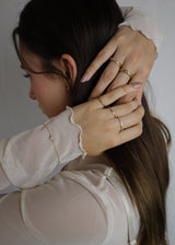 Minimal Cubic Zirconia Ring