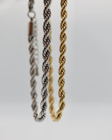 twisted rope stainless bracelet(stainless steel)