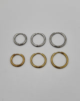 simple hoop stainless pierce(stainless steel)