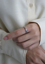 quilting pattern stainless ring