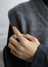 quilting pattern stainless ring