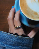 triple union stainless ring
