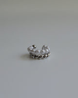 twist pearl ear cuff