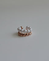 twist pearl ear cuff
