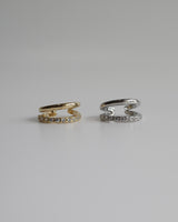 double line zir ear cuff