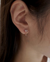 zir butterfly pierce & earring