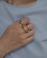 plump two finger ring