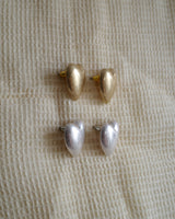 matte heart pierce & earring